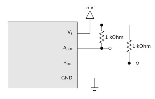 Honeywell Sensing & Control VM821Q1 AMR 4-Pin Quadrature Sensor IC